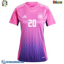 Fotballdrakt Dame Tyskland Benjamin Henrichs #20 Bortedrakt EM 2024 Kortermet